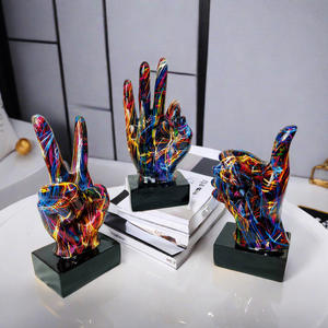 Nuevo Producto Transfronterizo: Adorno Artístico de Resina Epoxi con Gestos de Bier OK, Decoración para Oficina, Escritorio, Sala de Estar, Regalo al por Mayor - Product Image 4