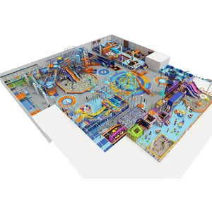 Toboganes Deportivos Infantiles con Temática Espacial, Parque de Diversiones Interior, Equipo de Juego Suave de Plástico, Trampolín con Piscina de Pelotas - Product Image 6