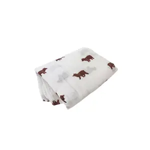 गोल्डन सप्लायर कम कीमत नवजात स्वैडल रैप कंबल अनुकूलित 2/4/6 परतों बांस कपास नरम मस्लिन बेबी कंबल