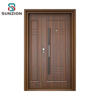 Portes Extérieures pour Maisons, Anti-Vol, Acier, Surface Finie, Villa, Hôtel, Appartement, Porte de Sécurité Moderne Extérieure