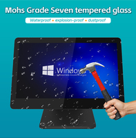 Pantalla táctil Windows Pos de 15,6 pulgadas, Wifi, Poe Power, escritorio, restaurante, venta al por menor, Monitor de pantalla táctil Pos con Vga Usb Rj45