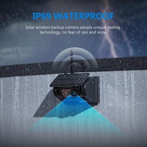 Magnetic Solar Powered <b>Wireless</b> Backup <b>Camera</b> HD1080PDIY Installation DVR 7 Inch Monitor <b>Camera</b> <b>System</b> for Trailer/RV/Truck - Product Image 3