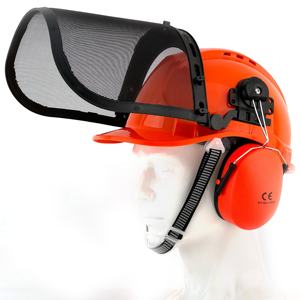 ABS قناع تنفيس ثقوب earmuf شبكة مجموعة دائم قبعة صلبة الهندسة مجموعة البناء مع قناع - Product Image 1