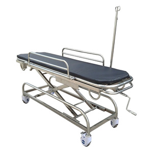 Carrito de Hospital de Acero Inoxidable L2040XW660XH500-800mm con 4 Ruedas, Diseño Industrial Duradero - Product Image 4