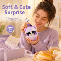 Pendentif Peluche Douce en Forme de Bête, Porte-clés Portable pour Sacs, Cadeaux de Fête et Souvenirs