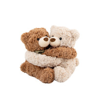 TIMEIYA Adorable Ours en Peluche à Câliner, Peluche Courte 31-50cm, Cadeau Unisexe pour Couple, Anniversaire, Mariage 520