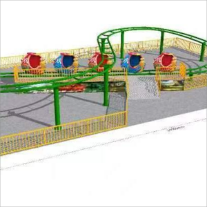 Mini montaña rusa moderna y divertida cabina de <span class=keywords><strong>Caracol</strong></span> Montaña Rusa giratoria paseos en parque de atracciones para niños - Product Image 1