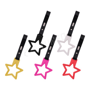 Forme d'étoile Tsurikawas Anneau Train Bus Poignée Main JDM Sangle PVC Plastique Dérive Charme <span class=keywords><strong>Auto</strong></span> Universel Intérieur Accessoires - Product Image 1