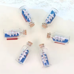 Nuovo Arrivo: Mini Barca a Vela del Marchio ML in Bottiglia di Vetro, Tecnica di Fusione, Stile Antico Imitazione Feng Shui, Decorazione Nautica, Idea Regalo - Product Image 6