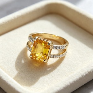 Set di Anelli Quadrati Cavi per Donne, Stile Geometrico, Accessori per Dita da Indossare Quotidianamente - Product Image 2