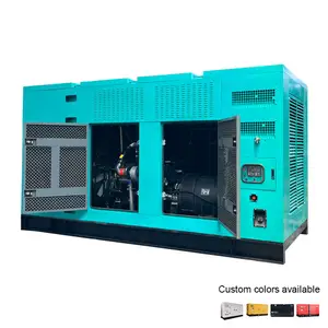 ซื้อ25kva 40kva 100kva 125kva 250kva 300kva 400kva ไฟฟ้าซูเปอร์เงียบเครื่องกำเนิดไฟฟ้าดีเซลเครื่องยนต์คัมมินส์