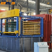 Machine de pressage à chaud pour contreplaqué à 10 couches avec chargeur pour ligne de production de contreplaqué et de laminage de papier