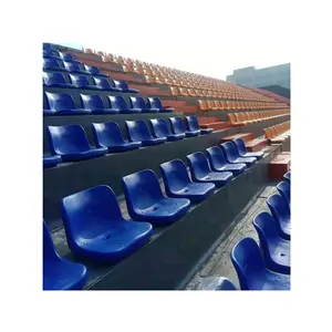 Silla de plástico de equipo de fútbol Deportivo, asiento de estadio de protección UV para exteriores