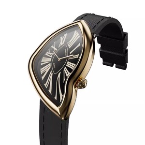 Reloj de Cuarzo para Mujer, Serie Time, de Acero Fino, Diseño Elegante y Moderno, Resistente al Agua, con Correa de Cuero y Esfera con Indicadores - Product Image 2