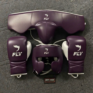Ensemble de boxe de qualité supérieure pour entraînement et combat, logo personnalisé, équipement de combat, ensemble d'entraînement en cuir véritable, vente en gros - Product Image 1