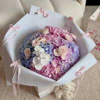 Papier mousse à bulles, papier d'emballage épais de couleur unie pour bouquets de fleurs, papier décoratif DIY pour fleuristes, vente en gros