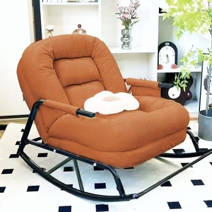 Sillón Reclinable Individual, Silla Mecedora Minimalista Moderna, Sofá Tipo Caseta para Perros - Product Image 1