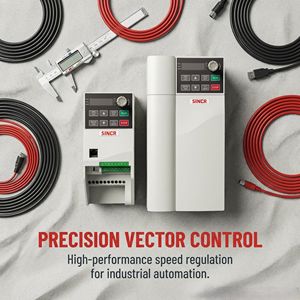 Variador de Frecuencia <span class=keywords><strong>SINCR</strong></span> SC300 7.5kW 10HP VFD, Accionamiento de CA Monofásico/Trifásico 220V/380V 1500W/750W, Modo de Control Vectorial, Certificado CE - Product Image 1