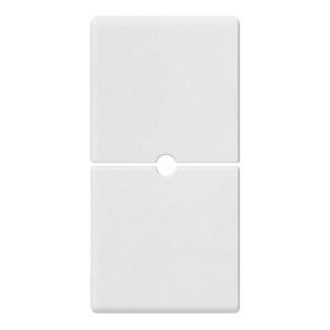Two Half Keys 1M Neutral Custom White Wall <b>Switch</b> 4.44 In Length 2.3 In Width 0.67 In Height - Product Image 1