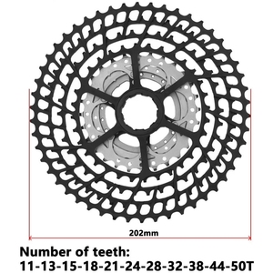 SUNSHINE-<span class=keywords><strong>Cassette</strong></span> ultraligero para bicicleta de montaña, rueda libre ultraligera, <span class=keywords><strong>HG</strong></span>, 10/11/12 velocidades, 11-46/50/52T - Product Image 4