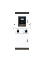 Chargeur rapide DC pour véhicules électriques, sur pied, 180 kW, double pistolet, norme GBT, 380 V, triphasé, câble de 5 m, sortie 200 à 1000 V, pour usage commercial