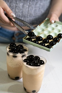Perlas de Tapioca de Azúcar Moreno 1kg al por Mayor - No Requiere Hervir, Cocción Rápida, Larga Vida Útil para Té de Burbujas y Leche en Polvo - Product Image 6