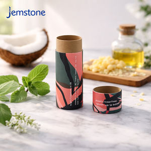 Boîte d'emballage cylindrique en carton recyclable de qualité supérieure avec insert en EVA, tube en papier kraft pour parfum et crème solaire - Product Image 5