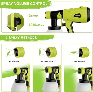 Pistola <span class=keywords><strong>de</strong></span> Pintura Inalámbrica para Batería Ryobi <span class=keywords><strong>de</strong></span> 18V, Pistola <span class=keywords><strong>de</strong></span> Pintura Eléctrica Portátil para <span class=keywords><strong>Pintar</strong></span> Techos, Cercas, Gabinetes, Paredes - Product Image 4