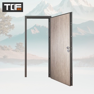 <span class=keywords><strong>Pas</strong></span> <span class=keywords><strong>cher</strong></span> Italie Chine Moderne Chaud Mdf Pivot 3d Panneau Mural Métal Blindé Aluminium Extérieur Entrée Acier <span class=keywords><strong>Porte</strong></span> de Sécurité pour la Maison - Product Image 5