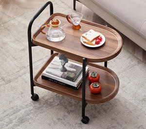 Chariot mobile avec <span class=keywords><strong>roulettes</strong></span> et design simple pour le rangement de chevet et de cuisine - Product Image 1