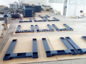 Kohlenstoffstahl Kapazität 3t <span class=keywords><strong>U</strong></span>-förmige bewegliche Plattformwaagen Digitale Bodenwaagen - Product Image 5