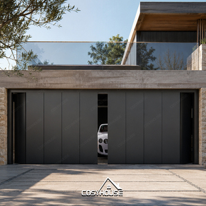 <span class=keywords><strong>Porte</strong></span> de <span class=keywords><strong>garage</strong></span> moderne en <span class=keywords><strong>aluminium</strong></span> à double battant vertical, automatique, électrique, à lames pliantes, pour villa et <span class=keywords><strong>garage</strong></span> commercial - Product Image 3