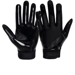 Custom Logo Winter No Slip Comfortable Breathable American Football Gloves with Hook Loop Closure Unisex Multi Size All Seasons - Product Image 1