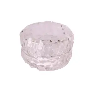 Lege Glazen Kaars Pot Voor Kaars Maken Met Deksels Natuurlijke Doordrenkt Glazen Potten Crystal Geurkaarsen