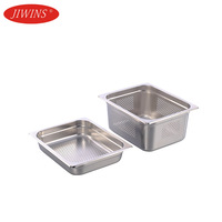 Bestseller JIWINS SS201 Edelstahl Gastronorm Lebensmittelbehälter Dampfgarer-Pfanne für Restaurantbedarf