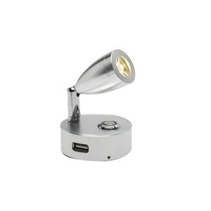 Lampe de tête de lit murale LED flexible Éclairage intérieur automatique Contrôle tactile Port USB pour camping-car Caravane Camion Yacht - Product Image 1