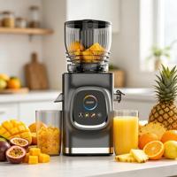 Commerciële slimme slowjuicer, koudgeperste, BPA-vrije sapcentrifuge voor heel fruit, grotere maat, zelfreinigende koudgeperste sapcentrifuge.