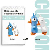 Jouets en peluche avec design personnalisé pour cadeaux d'entreprise personnalisés et commandes en gros