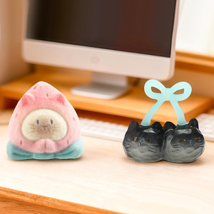 ฟิกเกอร์แมวแบบกล่องสุ่ม 12 ตัว รุ่นปกติ พร้อมของสะสมลับ 1 ชิ้น ของเล่นสำหรับเด็กผู้หญิง - Product Image 3