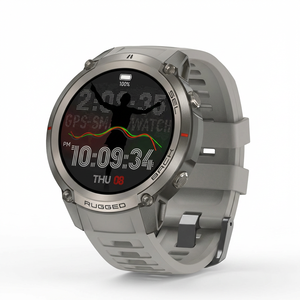 Montre connectée robuste DM59 GPS 1,43" AMOLED IP67 étanche 5ATM Carte hors ligne Altimètre Boussole pour Android/iOS Montre connectée GPS pour hommes - Product Image 3