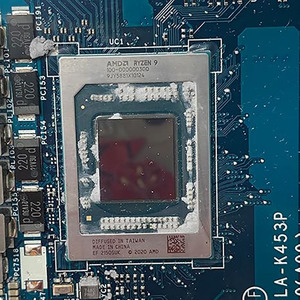 เมนบอร์ดสำหรับ Dell Alienware M15 LA-K453P R5 R9-5900HX 3.3GHz 100-000000300 RTX3070เมนบอร์ดแล็ปท็อป GDDR6 06W7NY 8GB - Product Image 4