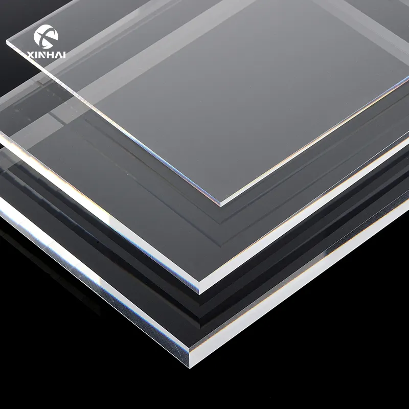 Feuille acrylique transparente de haute qualité, impression UV avec image et taille personnalisées