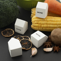 Désodorisant écologique en diatomite en forme de maison pour réfrigérateur et cuisine, anti-humidité et assainissant pour le stockage