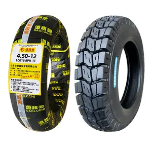 High quality 450-12 4.50-12 tricycle motorcycle tire with one year warranty with ISO9001 ,CCC , DOT , E-MARK Llantas para moto