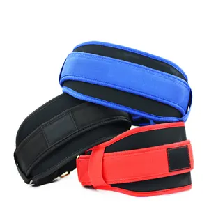 MKAS High Quality Powerlifting Nylon Custom Gym Weight Lifting Belt Training For Men Weightlifting Weight Lifting Belt