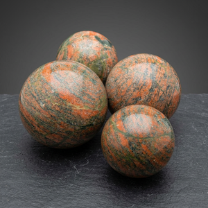 Vente en gros de sphères d'unakite naturelles de la marque Ball Brand, cristaux faits à la main, pierres de guérison Reiki, décoration d'intérieur en provenance du Gujarat, 45-80 mm - Product Image 2