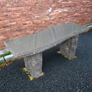 Tay chạm khắc đá Bazan băng ghế dự bị ngoài trời trang trí đánh bóng Boulder cho sân vườn Patio trang trí nội thất - Product Image 1