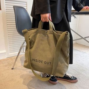 Reusable <b>Large</b> Capacity Shoulder Shopping <b>Bag</b> 100% Natural Cotton <b>Canvas</b> Tote <b>Bag</b> of Great Quality - Product Image 5