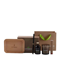 Coffret cadeau classique AIKUN avec logo personnalisé, ensemble de parfums de luxe, diffuseur de roseaux en verre longue durée, sans BPA, cadeau de la Saint-Valentin