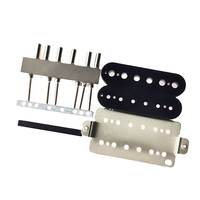 Diskon suku cadang pickup gitar DIY Alnico 5 nikel baseplate kit Pickup gitar humbucker
